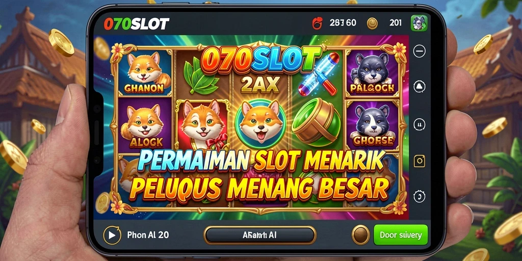 Tampilan gameplay 070SLOT yang menawan saat berputar.