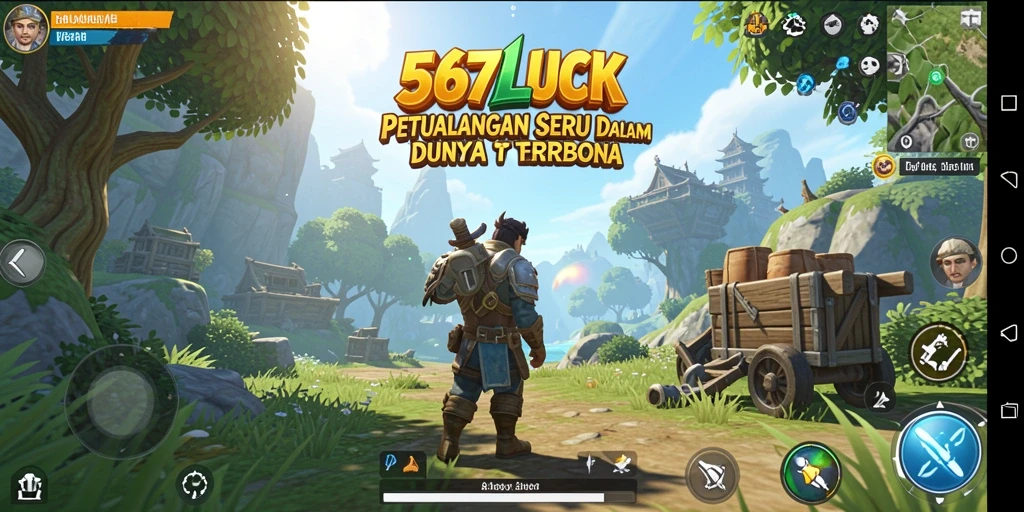 Tampilan gameplay menakjubkan dalam dunia terbuka 567LUCK.
