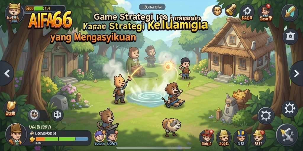 Screenshot AIFA66 menampilkan aksi strategis yang seru di dalam permainan.