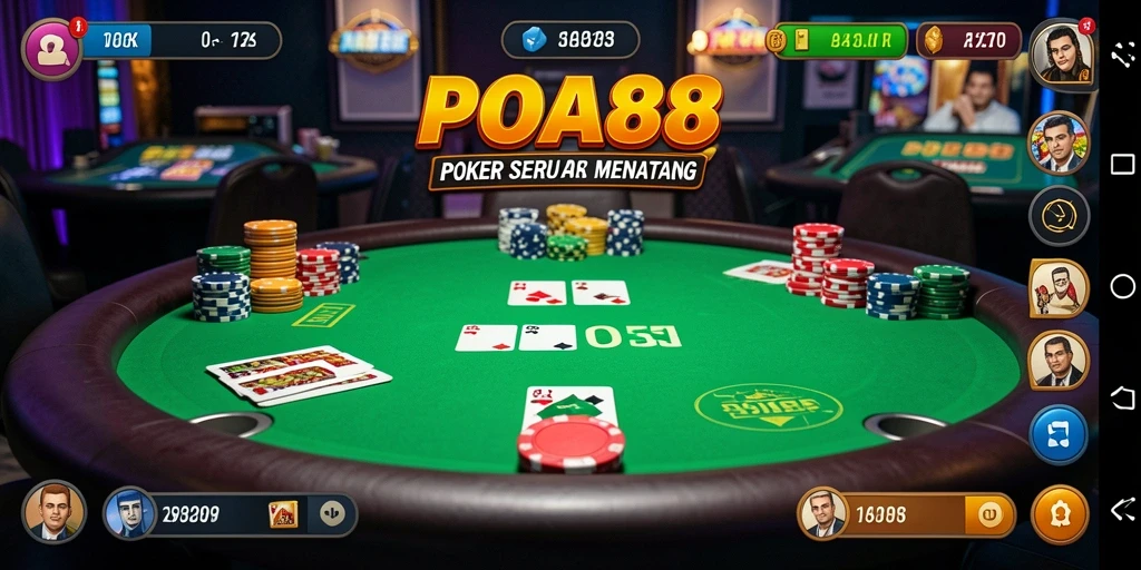 Tampilan gameplay POA88 yang menarik dan interaktif.