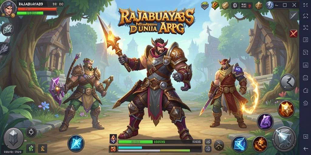 Tampilan menarik dari gameplay RAJABUAYA89 dengan aksi ARPG yang seru.