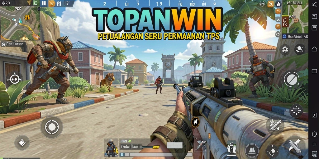 Tampilan utama permainan TPS yang seru dan mendebarkan.