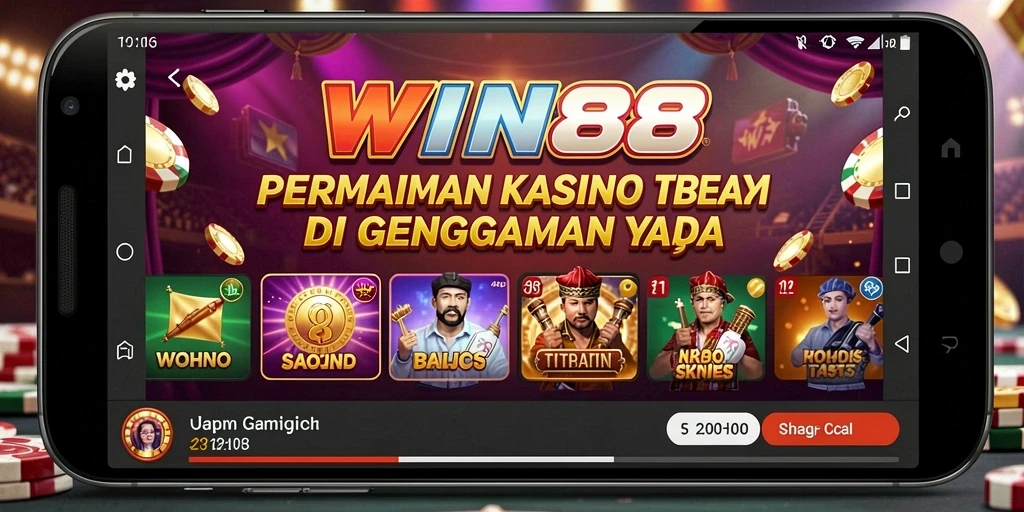 Tampilan screenshot gameplay Kasino yang mengasyikkan dan penuh warna.